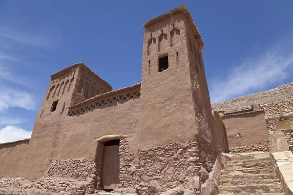 Building in ancient ksar ('fortified city'), Ait Benhaddou, Souss-Massa-Draa, Morocco, may
