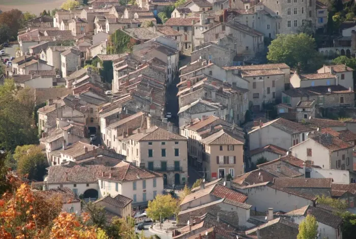 Framed Print : Buildings in medieval bastide town, Cordes-sur-Ciel, Cerou Valley, Tarn, Midi-Pyrenees, France, october Framed Print : Buildings in medieval bastide town, Cordes-sur-Ciel, Cerou Valley, Tarn, Midi-Pyrenees, France, october