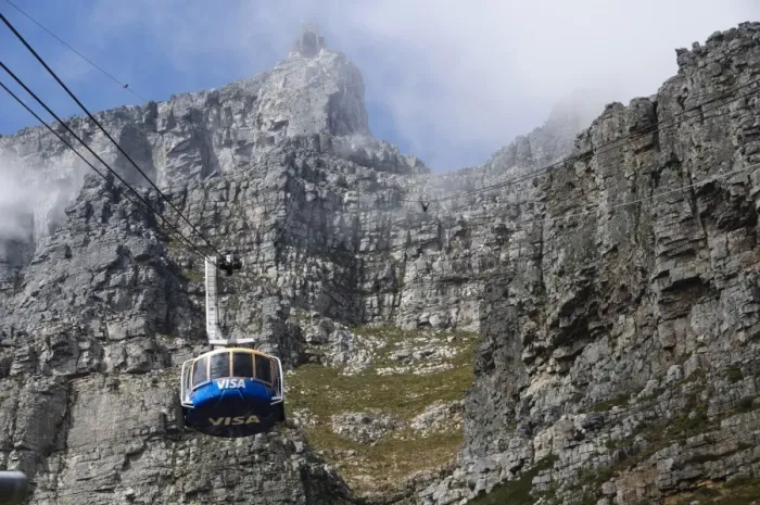 Framed Print : Cable car and mountain cliffs, Table Mountain, Cape Town, Western Cape, South Africa Framed Print : Cable car and mountain cliffs, Table Mountain, Cape Town, Western Cape, South Africa
