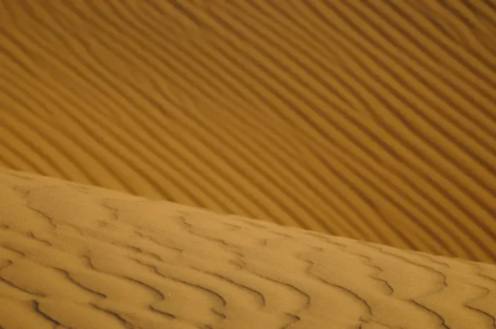 Framed Print : Close-up of desert sand dunes, Sahara, Morocco, january