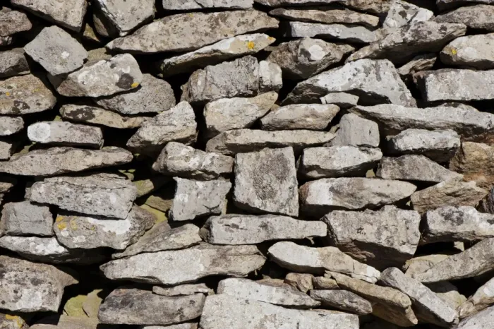 Framed Print : Close-up of drystone wall, built with limestone, Cumbria, England, June Framed Print : Close-up of drystone wall, built with limestone, Cumbria, England, June