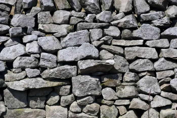 Framed Print : Close-up of traditional drystone wall in good repair, England, april Framed Print : Close-up of traditional drystone wall in good repair, England, april