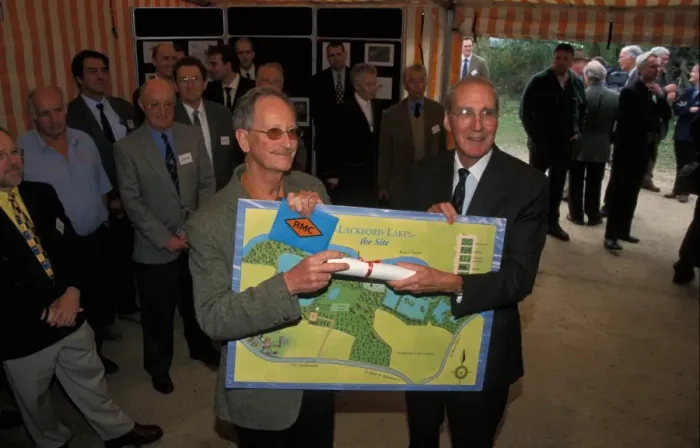 Framed Print : Conservation - Reserves - Opening Presentation at Lackford Lakes - 6th October 2000 - Suffolk W. T