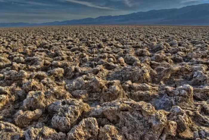 Framed Print : Crust of halite salt crystal formations on saltpan, Devils Golf Course, Death Valley N. P Framed Print : Crust of halite salt crystal formations on saltpan, Devils Golf Course, Death Valley N. P