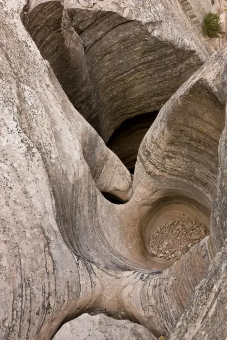 Framed Print : Eroded watercourse in Navajo sandstone of narrow canyon, Hidden Canyon, off Zion Canyon, Zion N. P. Utah, U. S. A. October Framed Print : Eroded watercourse in Navajo sandstone of narrow canyon, Hidden Canyon, off Zion Canyon, Zion N. P. Utah, U. S. A. October