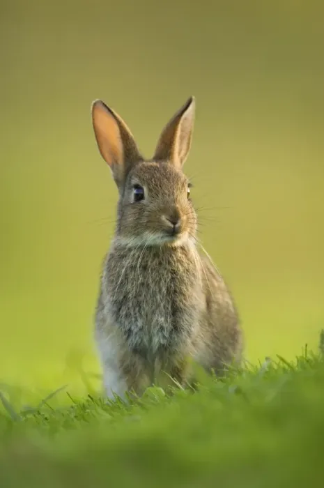 Framed Print : European Rabbit (Oryctolagus cuniculus) young, alert, sitting near warren in evening sunlight, Norfolk, England, june Framed Print : European Rabbit (Oryctolagus cuniculus) young, alert, sitting near warren in evening sunlight, Norfolk, England, june