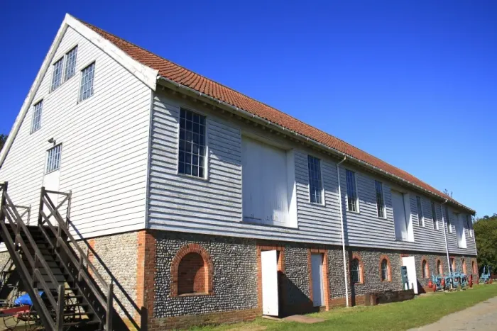 Framed Print : Former factory building for producing agricultural implements, Boby Building, Museum of East Anglian Life, Stowmarket