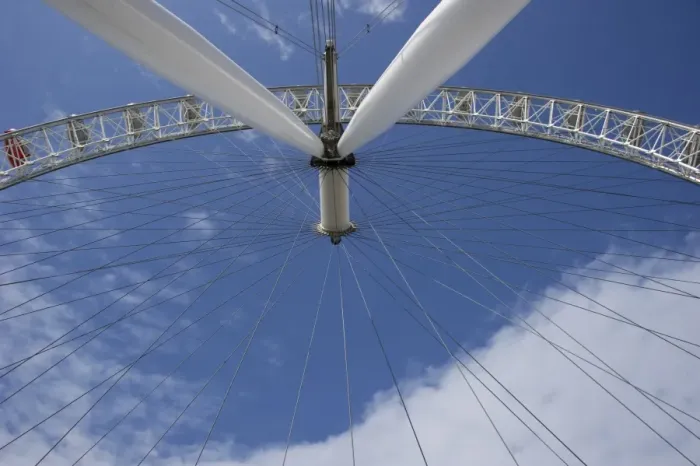 Framed Print : Ferris wheel cantilever in city, London Eye, South Bank, River Thames, Lambeth, London, England, april Framed Print : Ferris wheel cantilever in city, London Eye, South Bank, River Thames, Lambeth, London, England, april