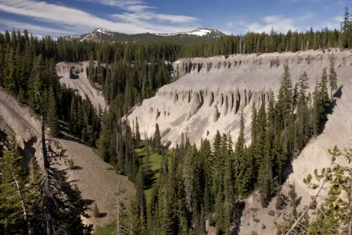 Framed Print : Fossil fumaroles in volcanic landscape, Godfrey Glen, Crater Lake N. P. Oregon, U. S. A. july Framed Print : Fossil fumaroles in volcanic landscape, Godfrey Glen, Crater Lake N. P. Oregon, U. S. A. july