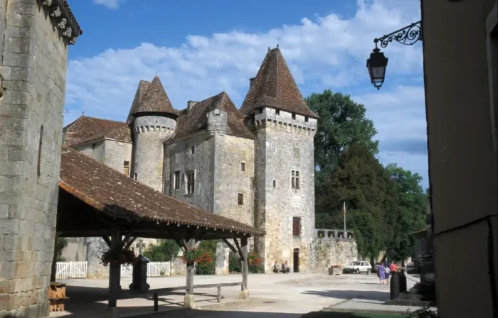 Framed Print : France Chateau de la Marthonie at St Jory de Chalais - Dordogne, France Framed Print : France Chateau de la Marthonie at St Jory de Chalais - Dordogne, France