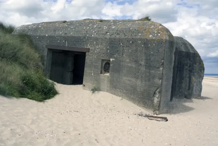Framed Print : German World War Two gun casement on beach, The Atlantic Wall, Utah Beach, Cotentin Peninsula, Manche, Normandy Framed Print : German World War Two gun casement on beach, The Atlantic Wall, Utah Beach, Cotentin Peninsula, Manche, Normandy