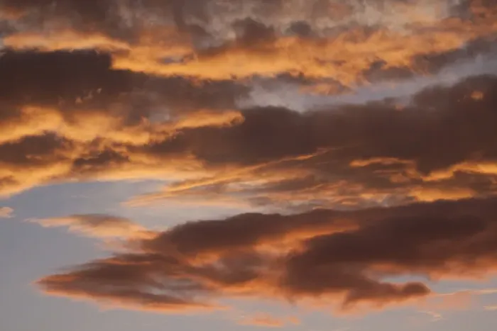 Framed Print : Golden colours of the setting sun in the Botswanan sky