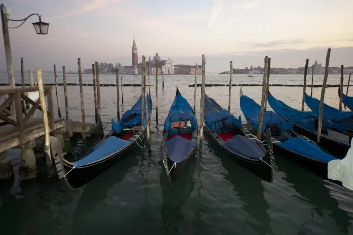 Framed Print : Gondolas outside Doges Palace from canal, Saint Marks Square, Venice, Veneto, Italy, December Framed Print : Gondolas outside Doges Palace from canal, Saint Marks Square, Venice, Veneto, Italy, December