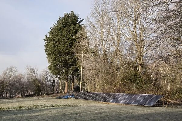 Ground mounted solar panels