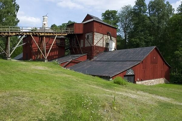 Historic ironworks, Engelsberg Ironworks, Angelsberg, Fagersta Municipality, Vastmanland, Sweden, july