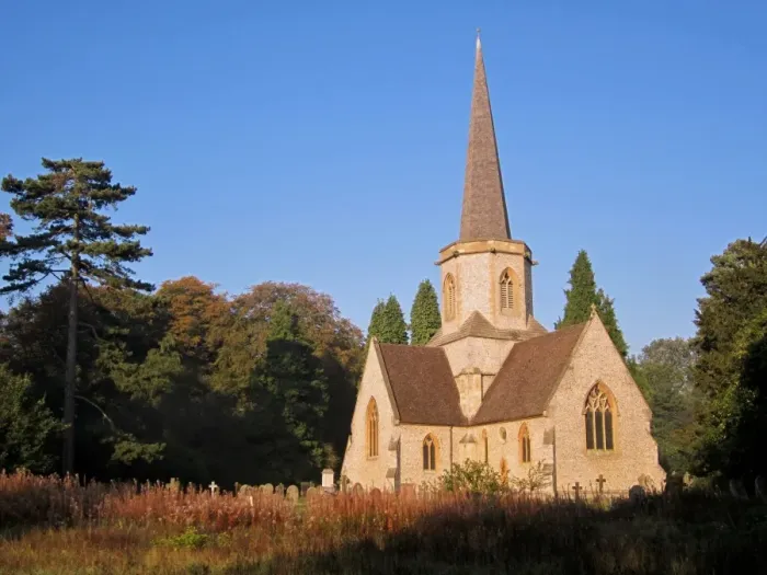 Framed Print : Holy Trinity Church, Penn Wood, Chilterns, Buckinghamshire, England, september