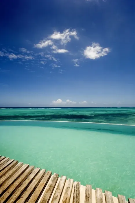 Framed Print : Infinity pool and sea, Shooting Star Lodge, Zanzibar, Tanzania Framed Print : Infinity pool and sea, Shooting Star Lodge, Zanzibar, Tanzania