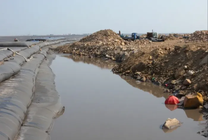 Framed Print : Land reclaimation project, reclaiming mudflats using inflatable booms, Hebei, Bohai Gulf, Yellow Sea, China, may Framed Print : Land reclaimation project, reclaiming mudflats using inflatable booms, Hebei, Bohai Gulf, Yellow Sea, China, may