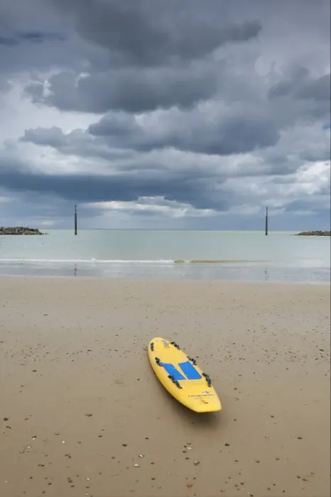 Framed Print : Lifeguard board on sandy beach with cloudy sky, Sea Palling, Norfolk, England july Framed Print : Lifeguard board on sandy beach with cloudy sky, Sea Palling, Norfolk, England july