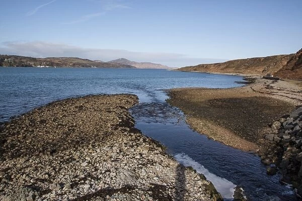 Looking north up the Sounds of Islay and McDougalls Bay on Jura, towards the Feolin Ferry on Jura