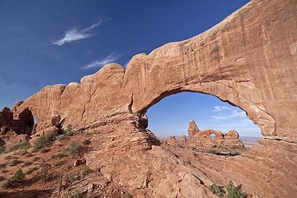 Looking through North Window at Turret Arch, South Window can just be seen on the left