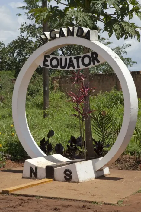 Framed Print : Monument marking equator, Uganda Framed Print : Monument marking equator, Uganda