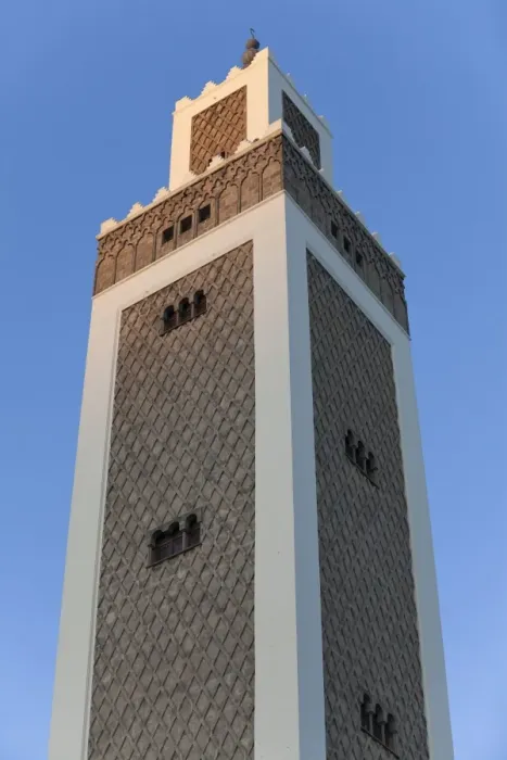 Framed Print : Mosque minaret in coastal city, Mohammed V Mosque, Tangier, Morocco april Framed Print : Mosque minaret in coastal city, Mohammed V Mosque, Tangier, Morocco april
