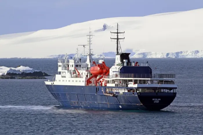 Framed Print : MV Ortelius ice-strengthened cruise ship at sea, Weddell Sea, Antarctica, November Framed Print : MV Ortelius ice-strengthened cruise ship at sea, Weddell Sea, Antarctica, November