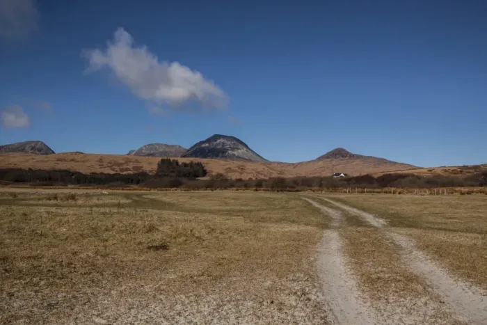 Framed Print : The Paps of Jura view from Traigh na Mile