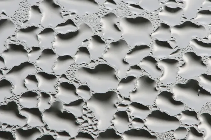 Framed Print : Pattern on window glass formed by condensation Framed Print : Pattern on window glass formed by condensation
