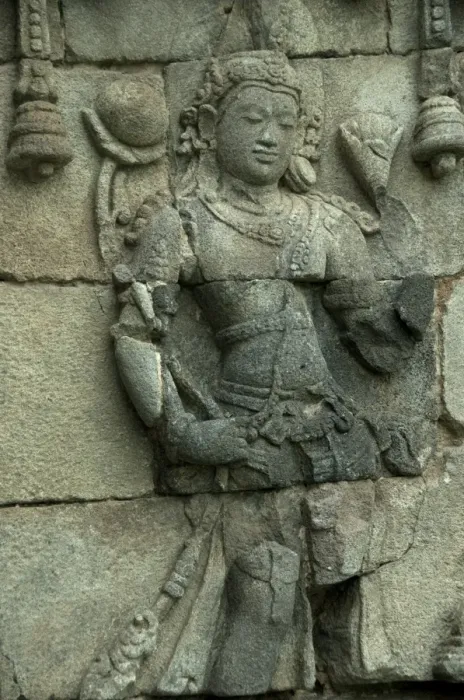 Framed Print : Reliefs on Buddhist temple walls, Plaosan Lor, Candi Plaosan, Prambanan District, Central Java, Indonesia Framed Print : Reliefs on Buddhist temple walls, Plaosan Lor, Candi Plaosan, Prambanan District, Central Java, Indonesia