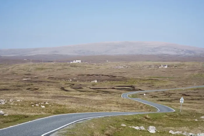 Framed Print : Single track road through moorland to Eshaness, Mainland, Shetland Islands, Scotland, June Framed Print : Single track road through moorland to Eshaness, Mainland, Shetland Islands, Scotland, June