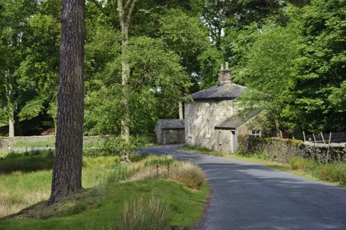 Framed Print : Small house originally intended as gate lodge for ruined Wyresdale Tower, Tower Lodge, Marshaw, Over Wyresdale Framed Print : Small house originally intended as gate lodge for ruined Wyresdale Tower, Tower Lodge, Marshaw, Over Wyresdale