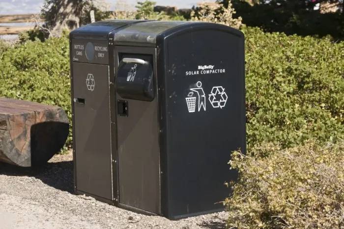 Framed Print : Solar-powered waste disposal containers and compactors, Bryce Canyon N. P. Utah, U. S. A. October Framed Print : Solar-powered waste disposal containers and compactors, Bryce Canyon N. P. Utah, U. S. A. October