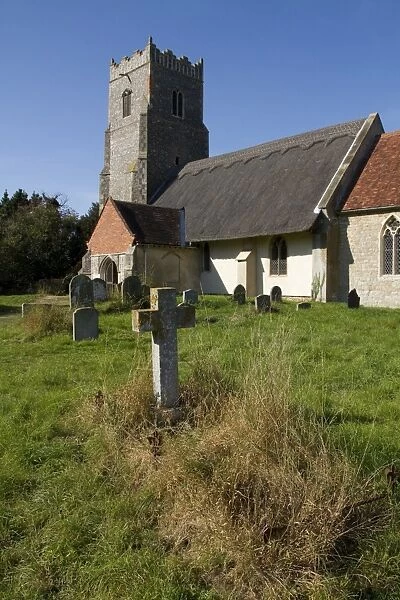 St Botolphs church Iken Suffolk by the River Alde