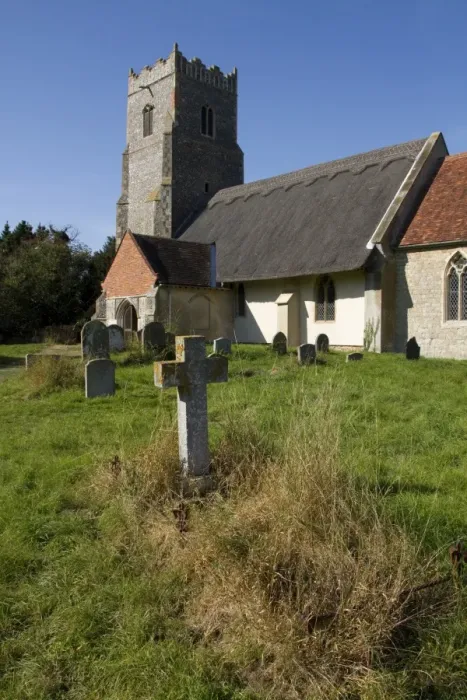 Framed Print : St Botolphs church Iken Suffolk by the River Alde Framed Print : St Botolphs church Iken Suffolk by the River Alde