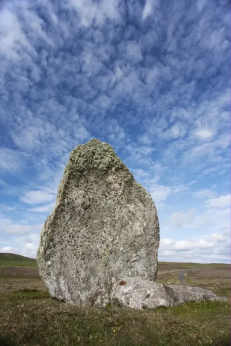 Framed Print : Standing stone, Burragarth, Unst, Shetland Islands, Scotland, June Framed Print : Standing stone, Burragarth, Unst, Shetland Islands, Scotland, June