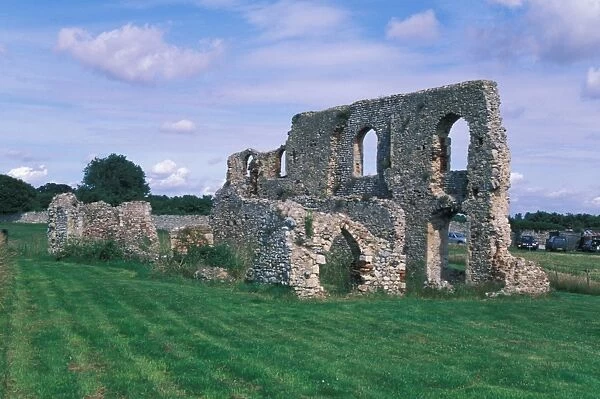 Suffolk Dunwich Greyfriars a 13th Century ruin