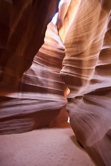 Framed Print : Upper Antelope Canyon was formed by erosion of Navajo Sandstone, primarily due to flash flooding where during monsoon Framed Print : Upper Antelope Canyon was formed by erosion of Navajo Sandstone, primarily due to flash flooding where during monsoon