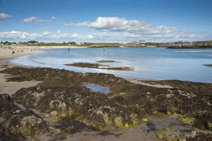 Framed Print : View of beach and coastline, Borthwen, Cymyran Bay, Anglesey, North Wales, august Framed Print : View of beach and coastline, Borthwen, Cymyran Bay, Anglesey, North Wales, august