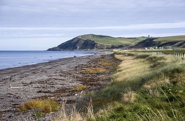 View of coastline, Firth of Clyde, Ballantrae, Ayrshire, Scotland, October
