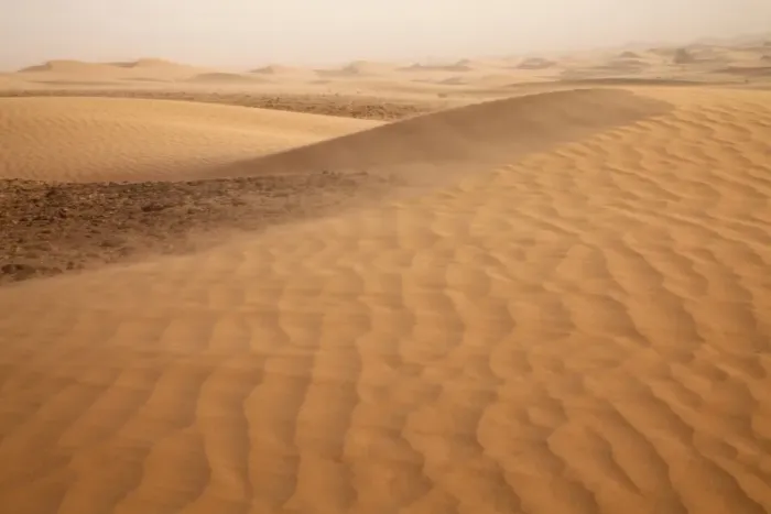 Framed Print : View of desert sand dunes with windblown sand, Sahara, Morocco, may Framed Print : View of desert sand dunes with windblown sand, Sahara, Morocco, may