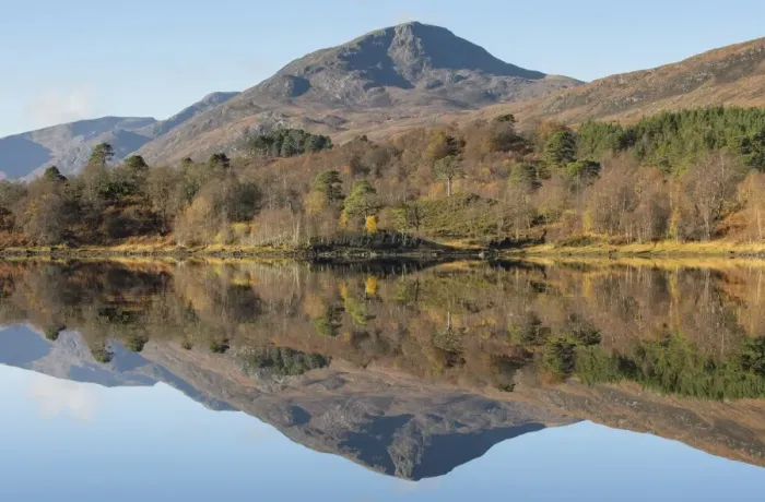 Framed Print : View of freshwater loch, Loch Beinn a Mheadhoin, Glen Affric, Inverness-shire, Highlands, Scotland, November Framed Print : View of freshwater loch, Loch Beinn a Mheadhoin, Glen Affric, Inverness-shire, Highlands, Scotland, November