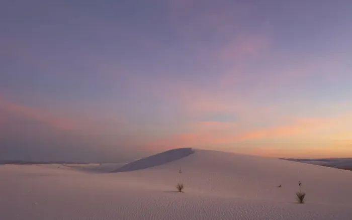 Framed Print : View of gypsum dunes at sunset, White Sands National Monument, New Mexico, U. S. A. December Framed Print : View of gypsum dunes at sunset, White Sands National Monument, New Mexico, U. S. A. December