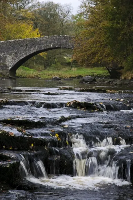Framed Print : View of river cascades and old pack-horse bridge, Stainforth Force, River Ribble, Yorkshire Dales N. P Framed Print : View of river cascades and old pack-horse bridge, Stainforth Force, River Ribble, Yorkshire Dales N. P
