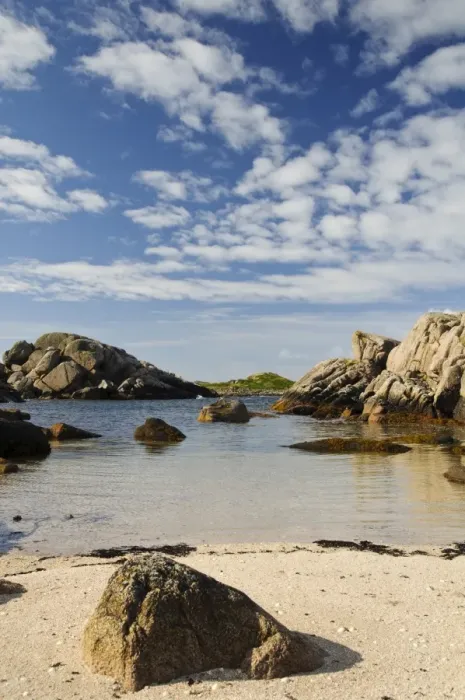 Framed Print : View of rocky beach, Fidden, Isle of Mull, Inner Hebrides, Scotland, August Framed Print : View of rocky beach, Fidden, Isle of Mull, Inner Hebrides, Scotland, August