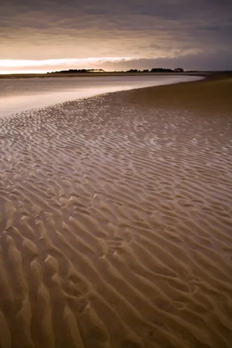 Framed Print : View of sandy beach at sunset, Holkham Bay, Norfolk, England, august Framed Print : View of sandy beach at sunset, Holkham Bay, Norfolk, England, august