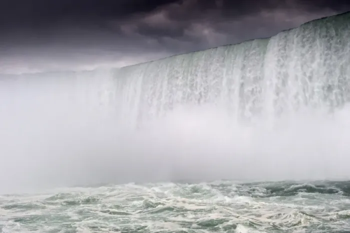 Framed Print : View of waterfall taken from onboard Maid of the Mist tour boat, Horseshoe Falls, Niagara Falls, Niagara River Framed Print : View of waterfall taken from onboard Maid of the Mist tour boat, Horseshoe Falls, Niagara Falls, Niagara River