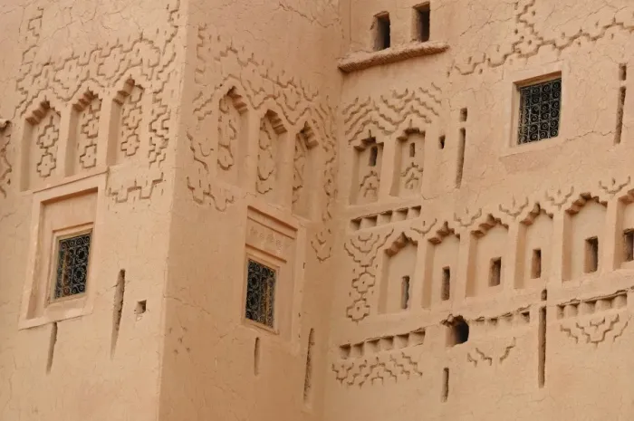 Framed Print : Walls of ancient kasbah building, Taourirt, Ouarzazate, Morocco, january Framed Print : Walls of ancient kasbah building, Taourirt, Ouarzazate, Morocco, january