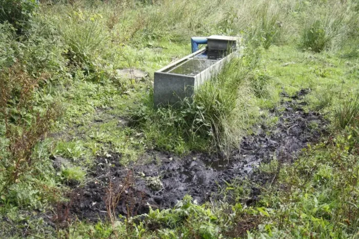 Framed Print : Water trough with poached mud, on wet pasture in river valley fen, Redgrave and Lopham Fen, Waveney Valley, Suffolk Framed Print : Water trough with poached mud, on wet pasture in river valley fen, Redgrave and Lopham Fen, Waveney Valley, Suffolk